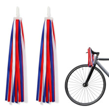 Estivaux Patriotic Bike Streamers 4th of July Bike Handlebar Tassels Patriotic Bicycle Handlebar Streamer Blue Red Bike Handle Streamer Ribbon Tassels