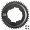 Wolf Tooth 107 BCD Aero Bottom Bracket for SRAM 50T 1