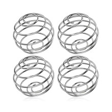 4Pcs Protein Shaker Ball,Stainless Steel Metal Held Hands Shake Bottle Mixer Bottles Blender Mixing Small Wire Whisk Balls,for Sports Milkshake Cup