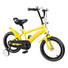 GANYUNG 14 Inch Kids Bike, Beginner Bike with Training Wheel Stabilisers & Bell, Outdoor Indoor Bike for 3-7 Years Boys & Girls, Carbon Steel