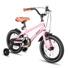 STITCH 14 Inch Kids Bike for 3-5 Ages Gilrs, 14" Wheels Bike for Girls With Stabilisers, Bike for 3 year old,Pink…