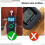 High Frequency Detection Technology, Programmable Alarm with Detection Depth up to 40mm, Non-Contact Humidity Sensor with 4
