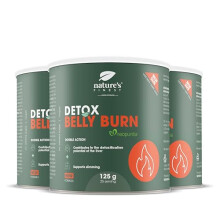 Nature's Finest by Nutrisslim Detox Burn Powder - Liver and Digestive Support - Weight Management with Opuntia (Nopal), Chlorella, Artichoke Extract