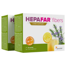 Detox Drink with Inulin, Lemon Juice, Fibers, Chicory, Rosemary - Liver Detox - Natural Refreshing Drink High in Fibre - 30 Sachets for 30 Days -