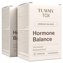 Hormone Balance for Women - Estrogen Detox with Iodine, Chlorella, Lemon Balm, Rosemary, Vitamin B6-2 Month Supply Capsules by Tummy Tox
