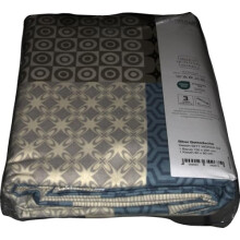 Bierbaum 6277 bed linen, fine beaver, made in Germany, mocha 04, 135 x 200 cm