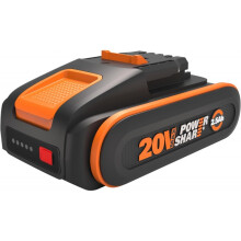 WORX WA3640 Original Powershare 20 V battery, 2500 mAh, lithium ion, rechargeable, long-standing, LED indicator