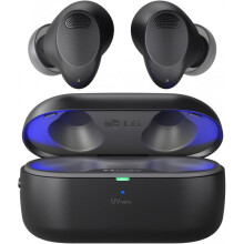 LG Electronics Tone Free T90s Bluetooth Earphones In-ear Dolby Atmos, Meridian, ANC Uvnano +, Black, Tone-T90s.Aeuslbk