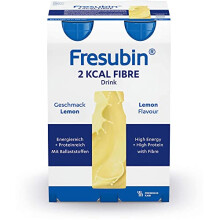 Fresenius Kabi FRESUBIN 2 KCAL Fibre Drink Lemon Water Bottle, 200 ML, 1er Pack (1 x 2.75 kg x 4)