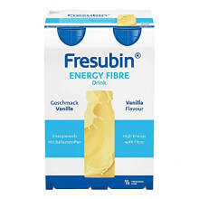 Fresenius Kabi FRESUBIN Energy Fibre Drink Vanilla Water Bottle, 200 ML, 1er Pack (1 x 2.75 kg x 4)