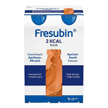 Fresenius Kabi FRESUBIN 2 KCAL Drink Apricot Peach Water Bottle, 200 ML, 1er Pack (1 x 2.75 kg x 4)