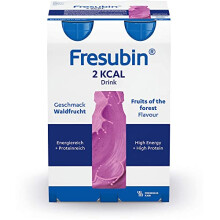 Fresenius Kabi FRESUBIN 2 KCAL Drink Forest Fruit Drinks Flask 200 ml Pack of 1 x 2.75 kg x 4)