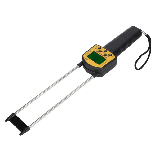 Ergonomic Design Moisture Tester for Rice and Wheat Beans Corn, Smart Sensor Moisture Meter with Probe 2