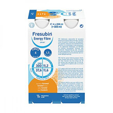 Fresenius Kabi FRESUBIN Energy Fibre Drink Caramel Water Bottle, 200 ML, 1er Pack (1 x 5.5 Kg X 4)