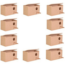 TRIXIE SMALL BUDGIE BIRD CAGE AVIARY NEST NESTING BREEDING BOX BULK x 10 (5630)