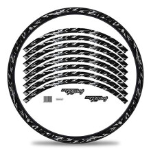 Set of 16 Wheel Rim Stickers for Bicycle Rims in Future Design Complete Set for 27 Inch 29 Inch for Road Bike Mountain Bike MTB Balance Bike RX026