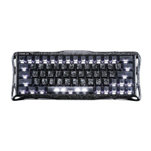 (Cyber Frost Black) GravaStar Mercury V60 - Hall Effect Magnetic Switch Wired Gaming Keyboard