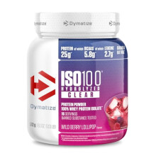 Dymatize ISO 100 Hydrolized Clear Wild Berry Lollipop 512g Whey Protein Powder