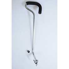 Bicycle Parent Pole Safety Control Grab Handle Childs Kids Bike Polished Silver Quality Lightweight Alloy For 25.4mm Seatpost (BIKE NOT INCLUDED)
