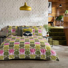 Orla Kiely Multi Block Stem BeddingBedding: Duvet Cover & 2 Pillowcase Set, Super King 260x240cm