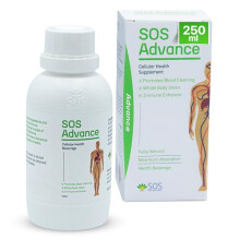 SOS Advance Blood Cleanser: Fully Natural Detox Supplement with Essential Oils – Immune Enhancer, Antibacterial, Antiviral, Antifungal Formula for