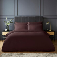 Silentnight Pure Cotton Duvet Set - Luxurious Cool Soft Touch 200 Thread Count - Button Fastening - Breathable 100% Cotton Quilt Cover + Pillowcase