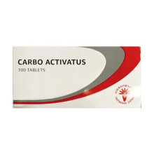 Activated Carbon 100 Tablets/Activated Medicinal Charcoal/Carbo Activatus