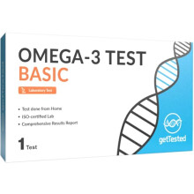 GetTested - Omega-3 Test Basic | Home Sample Collection Kit | Omega-3 Index & Fatty Acids Analysis | Private and Secure | Lab-Tested Results |