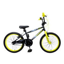 Lightning 18" Boys Kids Alloy Bike Black Yellow Alloy Frame Age 6 Years +
