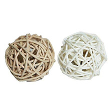 Rosewood Silvervine Cat Toy – Pack of 2 Rattan Balls with Natural Silvervine – Catnip Alternative – Promotes Play, Exercise and Healthy