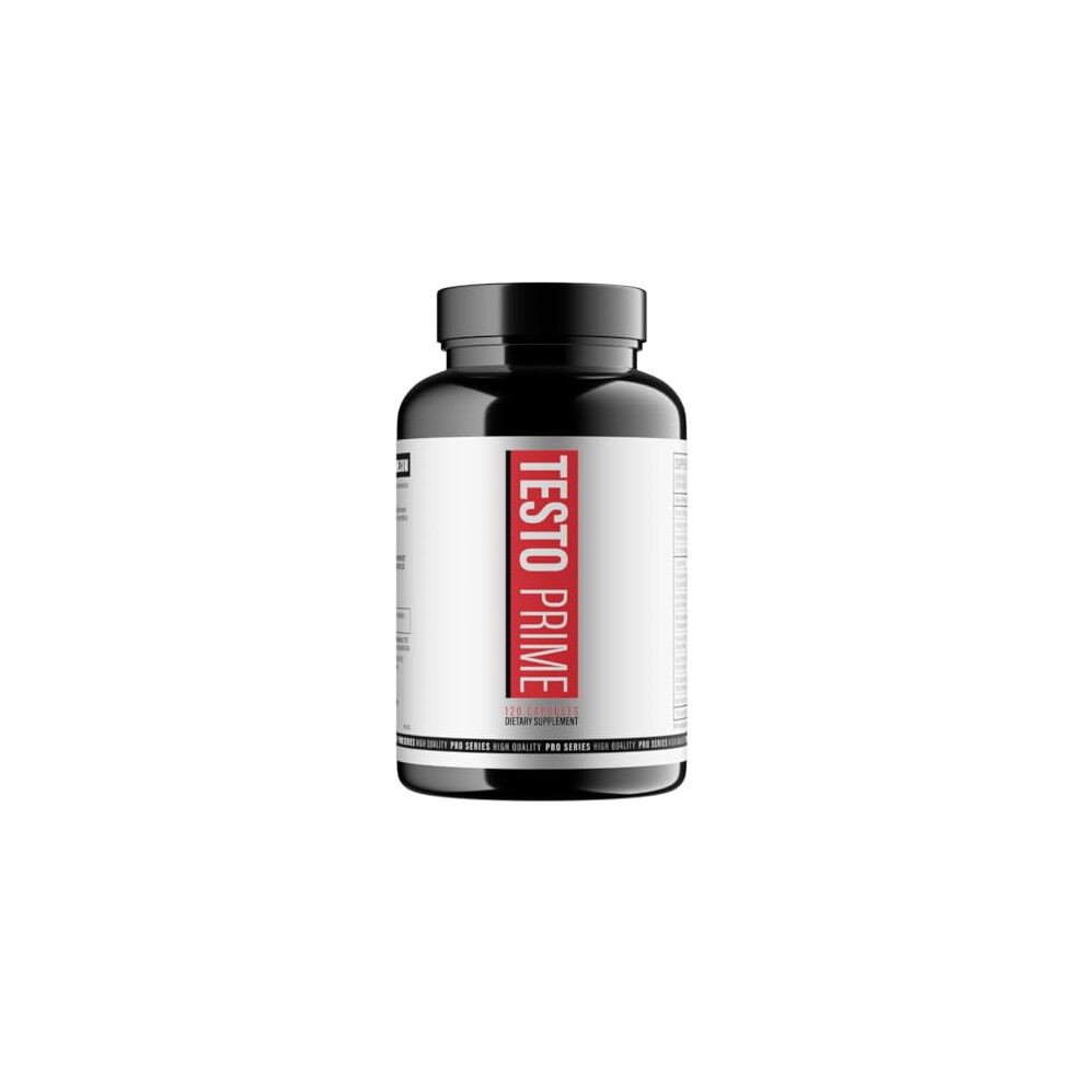 Testoprime Testosterone Support For Men - Natural Male Supplement For Balance, Muscle Growth & Bodybuilding Support Ginseng, Green Tea, Fenugreek,