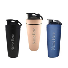 1stclassgifts [Custom] Personalised Engraved Name Protein Shaker Bottle 739ml 25oz Selection Of Colours (Pink)
