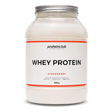 Proteinclub Natural Whey Protein Without Artificial additives, Flavors & sweeteners - Sweetened with Stevia - Soy Free - Made in Germany - Strawberry