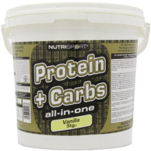 Nutrisport Protein + Complex Carbs Vanilla 5kg
