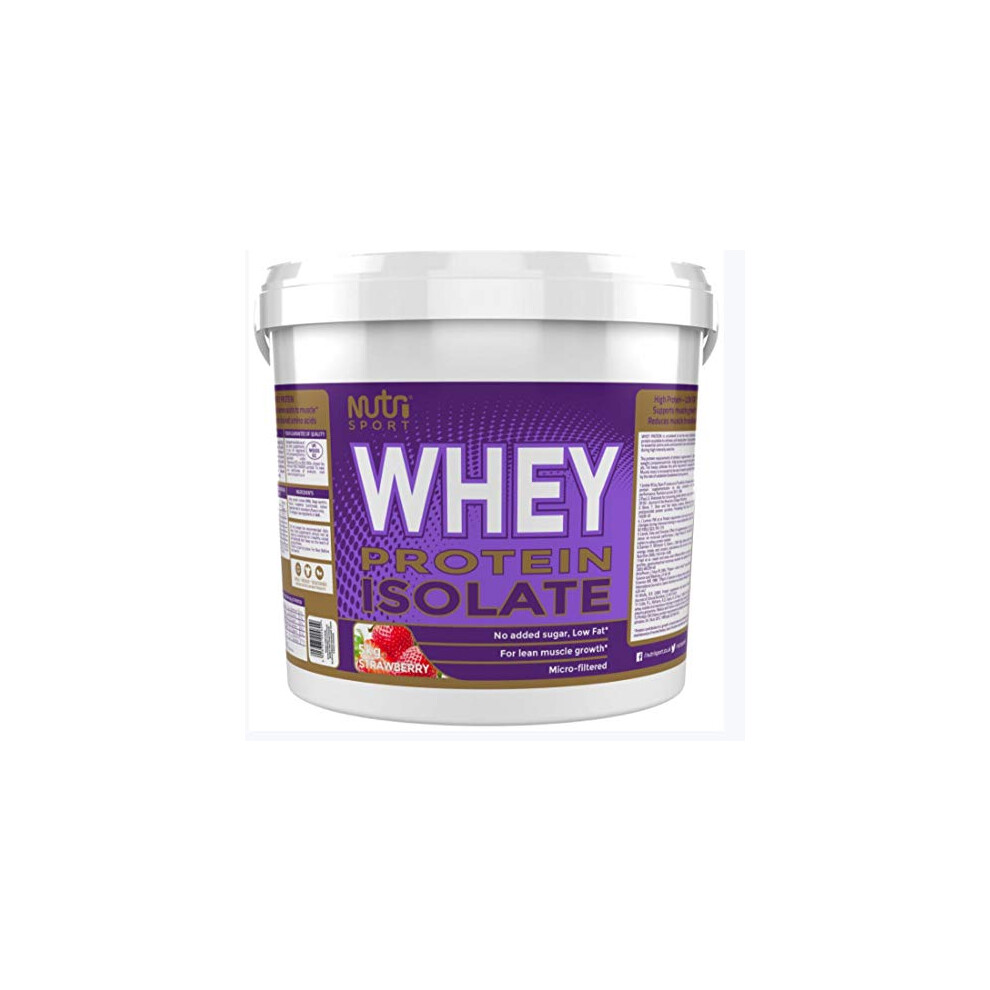 Nutrisport Whey Protein Isolate Strawberr 5000G