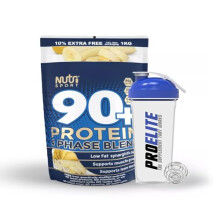 Nutrisport 90+ Protein 908g + Shaker Bottle