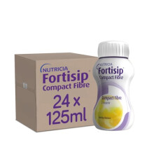 Fortisip Compact Fibre Liquid Vanilla, 125ml Bottle, Pack of 24