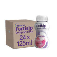 Fortisip Compact Fibre Liquid Strawberry, 125ml Bottle, Pack of 24