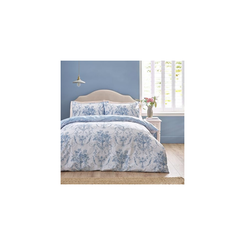 Antoinette Damask Reversible Duvet Cover Set - Image 8