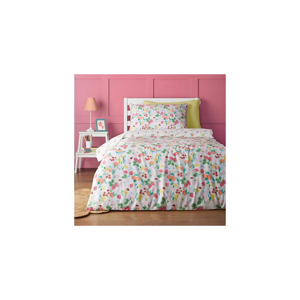 Catherine Lansfield Kids Fruity Friends Duvet Cover Set in Size Single, Sports Direct - Image 8