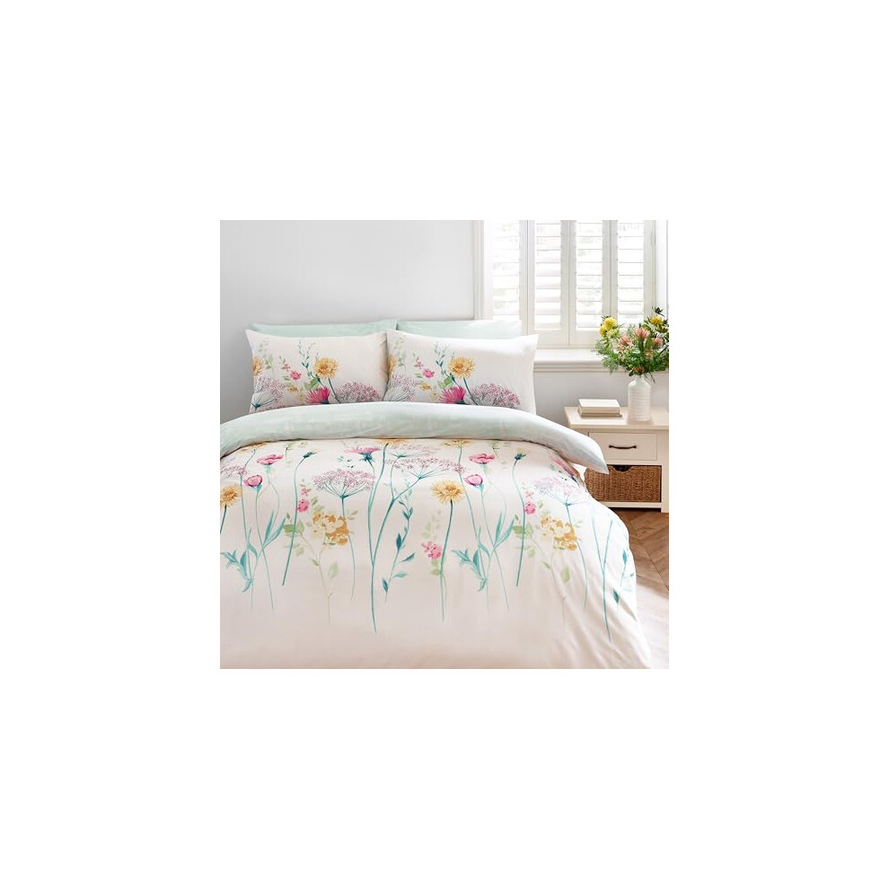 Cat Multi Catherine Lansfield Meadowsweet Duvet Cover Set - Image 8