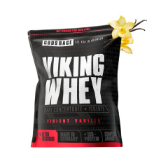 GODSRAGE Viking Whey (Violent Vanilla) - 1000 g Premium Protein Powder with Isolate Content - Outstanding Taste - Made in Germany