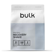 Bulk Recovery Shake, Waxy Maize and Whey Protein Shake, Mixed Berry, 500 g, Packaging May Vary