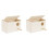 2 X WOODEN BUDGIE NESTING BOX WITH PERCH CAGE AVIARY OPENING TOP 5630 1