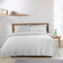 Catherine Lansfield So Soft Easy Iron Double Duvet Cover Set White