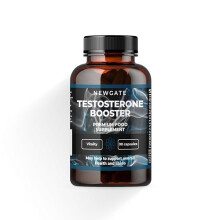 Testosterone Booster 90 Capsules for Men - with Garlic Extract 1000mg - High Strength Prime Supplement - Made in The UK – Halal