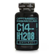 Optimised Research Labs High Strength Himalayan Shilajit Capsules 500mg of Pure Shilajit Per Vegan Capsule not Tablets 45-90 Day Supply Test Booster