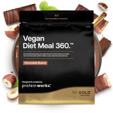 Protein Works | Vegan Diet Meal 360 - GOLD Innovation, Vegan Protein, Diet Meal Replacement Shake, Supports Healthy Weight Loss, Low Sugar, High