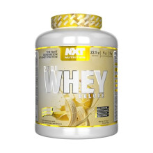 NXT Nutrition Pure Whey Deluxe 2.1kg | Whey Protein | Muscle Growth and Recovery | 70 Servings | 5g Glutamine | 5g BCAA | Banana Milkshake