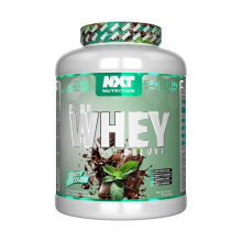 NXT Nutrition Pure Whey Deluxe 2.1kg | Whey Protein | Muscle Growth and Recovery | 70 Servings | 5g Glutamine | 5g BCAA | Minty Chocolate